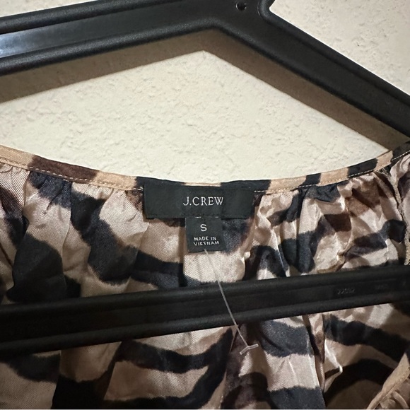 J. Crew size S animal print top - Picture 6 of 8